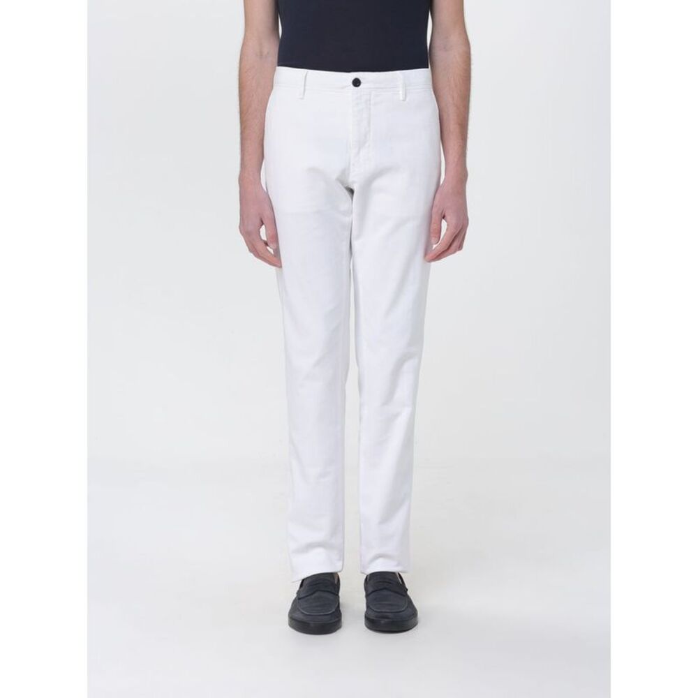 Stretch Cotton Chino Trousers Incotex